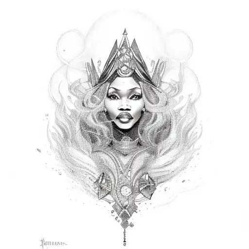 Black Goddess Of Fire