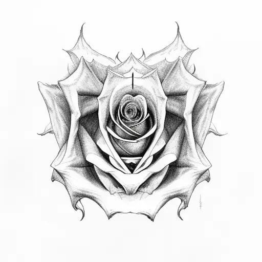 Rose With Human Let Me Fly And Devil In Human