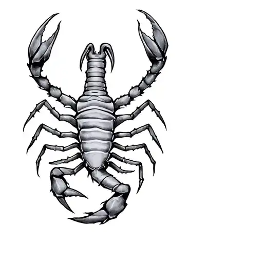 Scorpio Tattoo For A Gentle And Sensual Girl