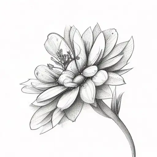 Small Line Bouquet Of Multiple Wild Flower