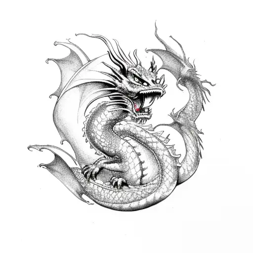 Dragon Around Open Book