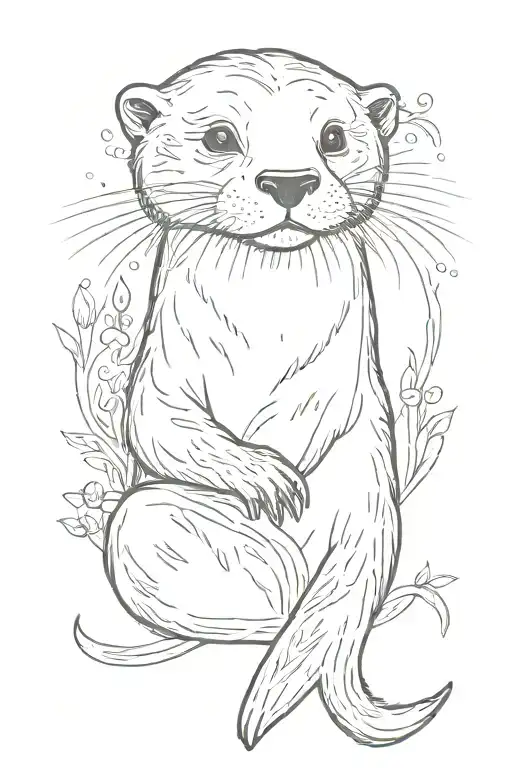 Cute Otter