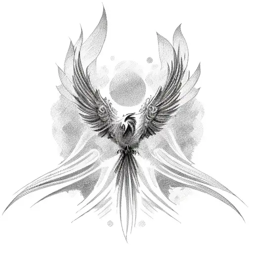 Phoenix With Broken Feather