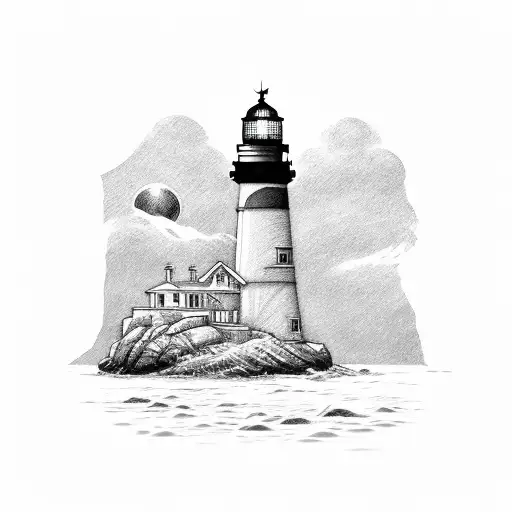 Sketch Of Lighthouse