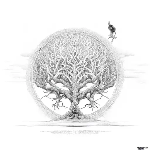 Tree Of Life Witth Traingle