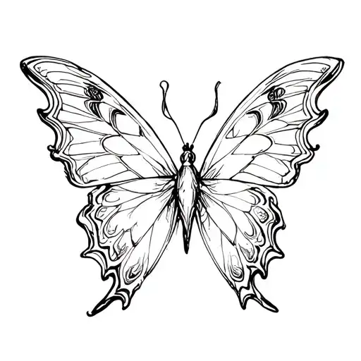 Butterfly's With Wings On Fire Very Small