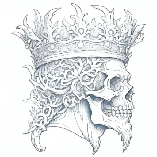 King Of Bones With A Coral Crown