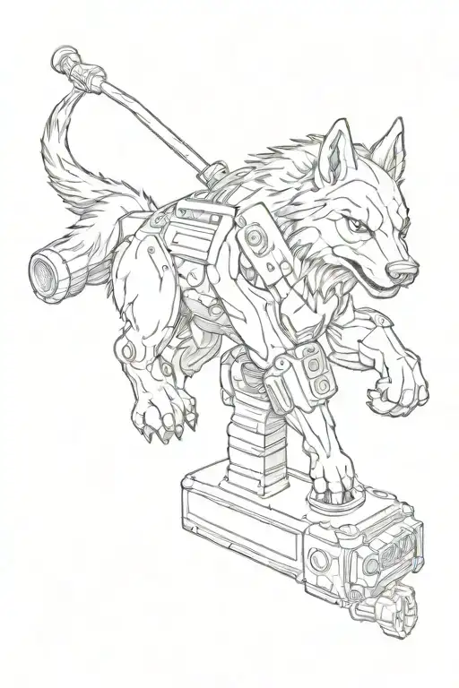 Wolf Horse Barbell Microphone Music Video Game Controller