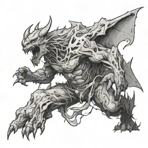 Epic Batle Between A Monster Which A Mountain And A Man