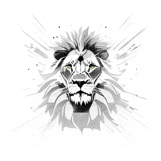 A Lion Roaring Fiercely With A Call Of Duty Controller In Its Paw