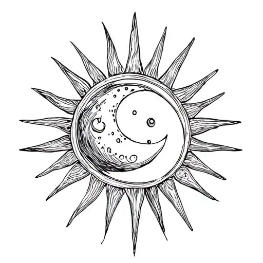 Sun With Moon Inside