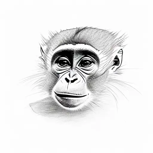 Girl Monkey Escaping Cage