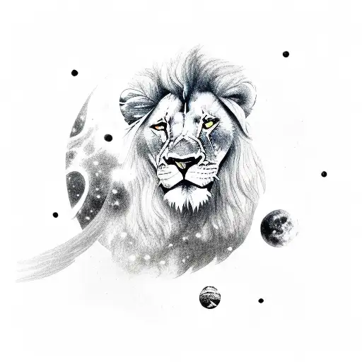 Galaxy And A Lion