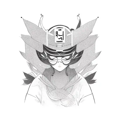 Korean Girl With Japanese Mask On