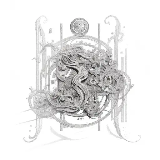 19Th November 2021 In Roman Numerals With Liana Vines Growing From The Numbers