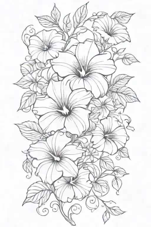 Single Vine Morning Glory