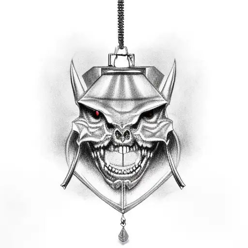 Angle With Cuban Link Necklace Showing Off Grills