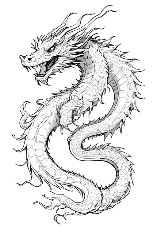 Ignorant Style Irezumi Dragon