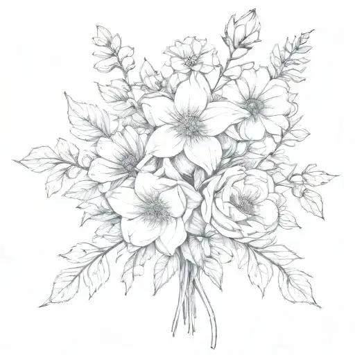 Birth Month Flower Bouquet