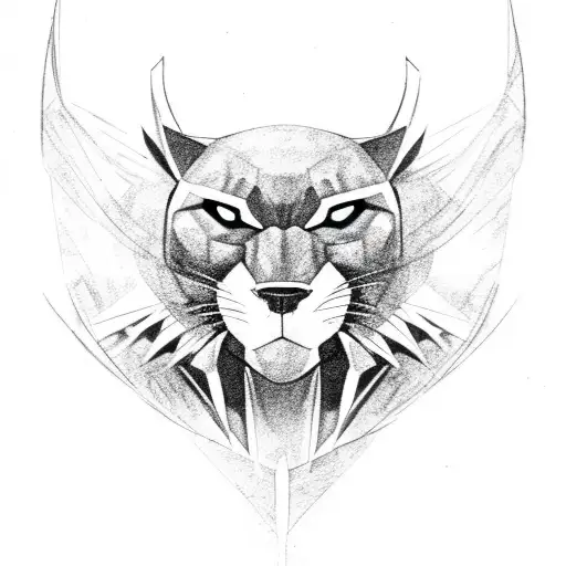 Black Panther On Tree