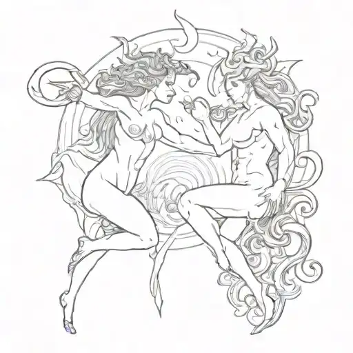 Aquarius And Taurus Protecting Aquarius