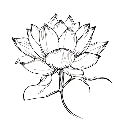 A Lotus Flower