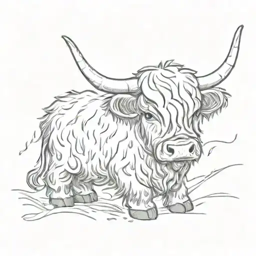 Highland Cow Teddy Bear