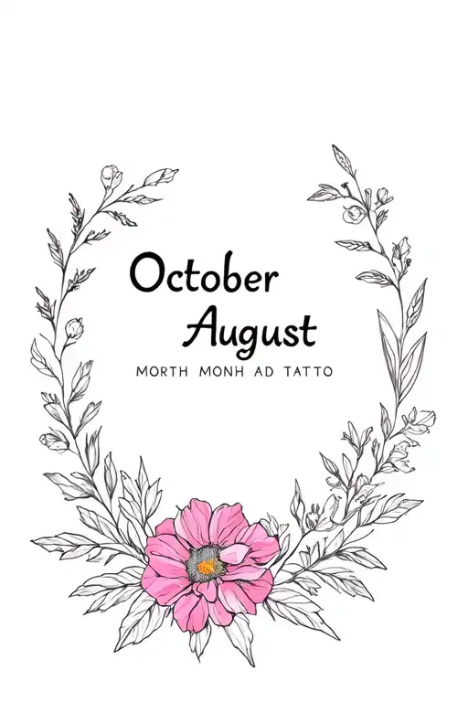 Birth Month Flowers October And August