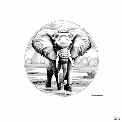 Elephant Sitting On Turtle