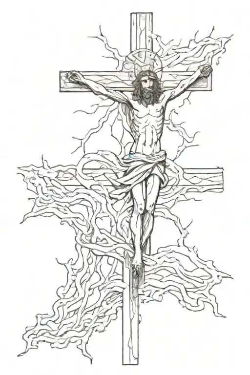 Jesus On The Cross Blood