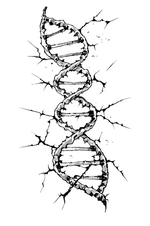 Broken Dna Strand