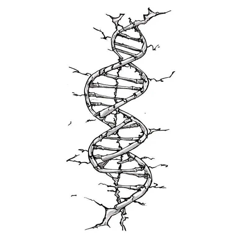 Broken Dna Strand