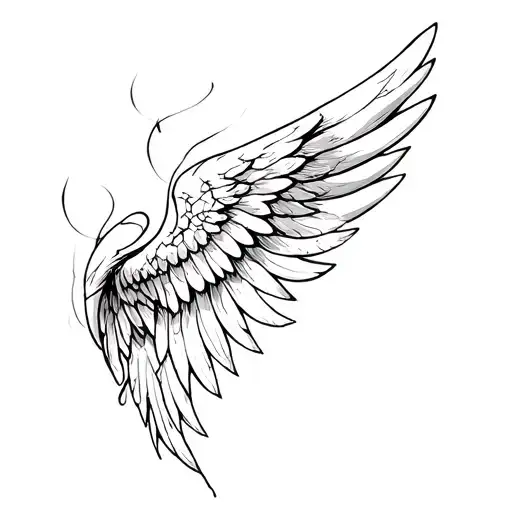 Angel Wing On Broken