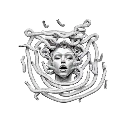 Medusa With Car Dealership Inflatable Tube Men For Hair