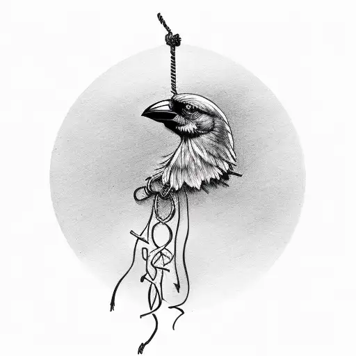 Crow On A Noose