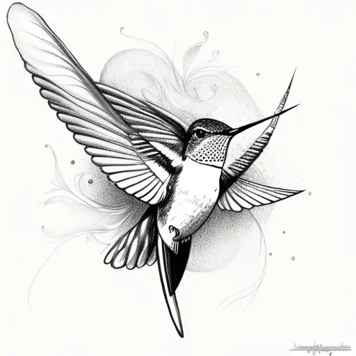 Hummingbird Feathers Zoom