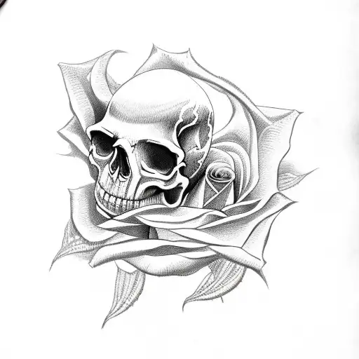 Rose Skull Snake