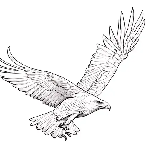Eagle Soaring High