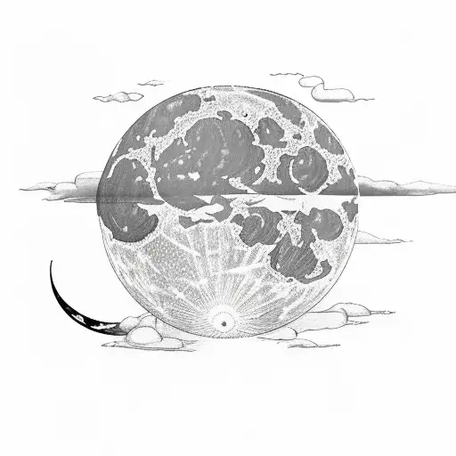 World Globe But The Moon Insted Of The World