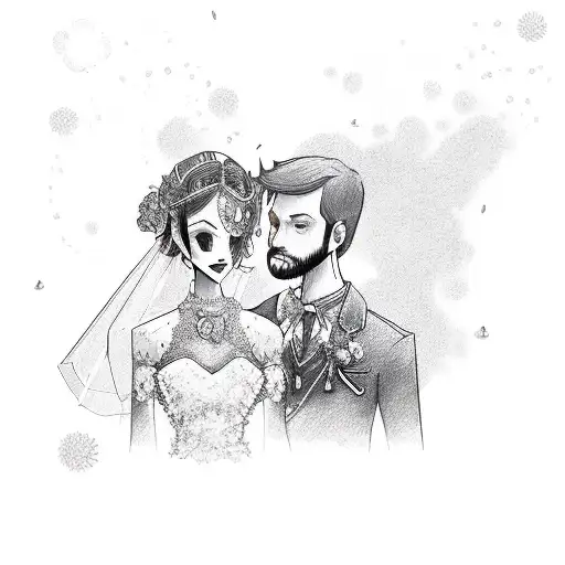 Love House Couple Wedding