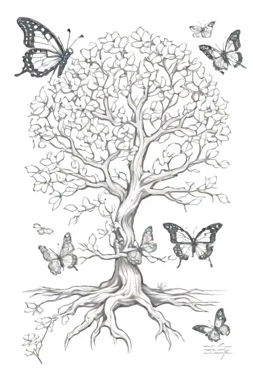 Poision Tree And Butterfly