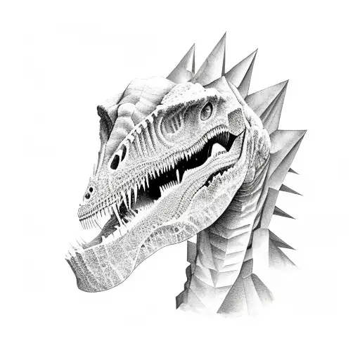 A Gym Equipment Made Out Of Dinosaur Bones