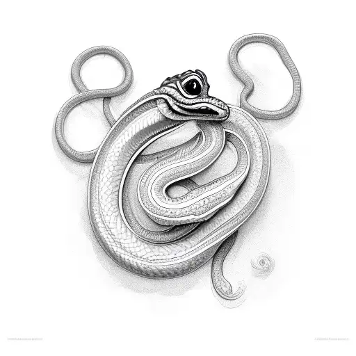 Basilisk Snake Circular In Shape