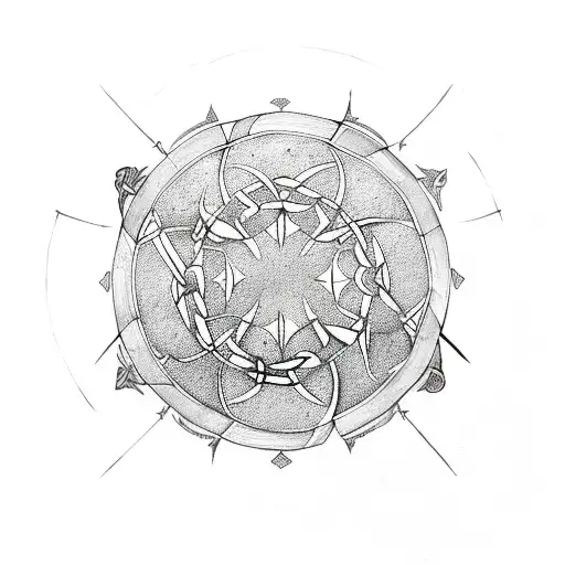 Celtic Moons With Multiple Phases