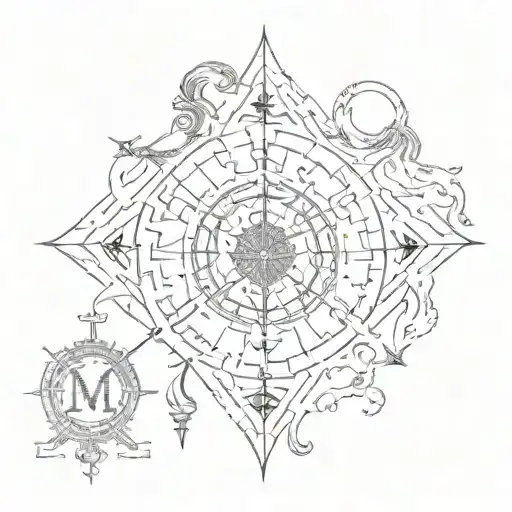 The Marauder's Map With Eating Disorder Symbol