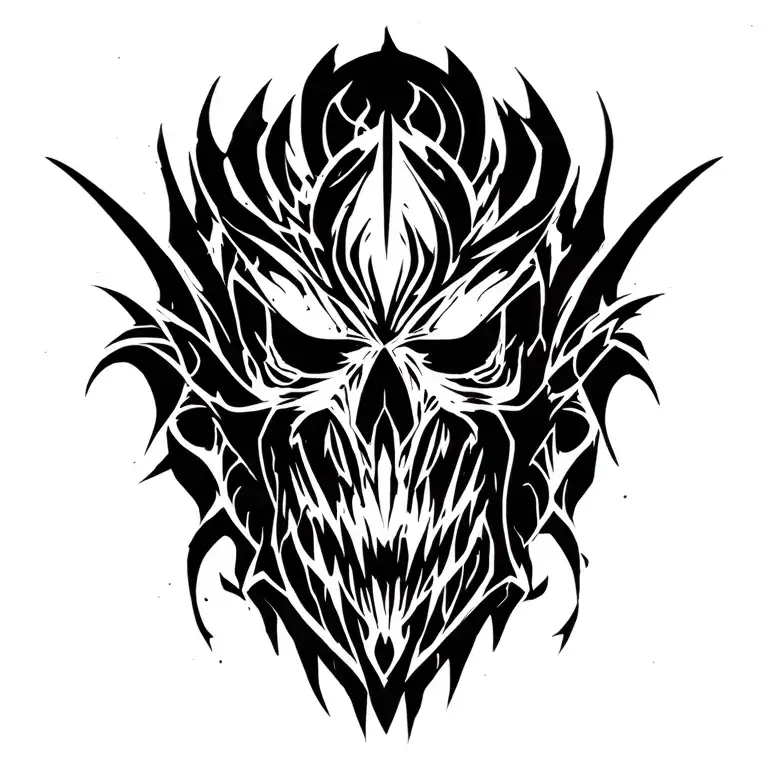 Tribal Design Inspired By Paul Booth