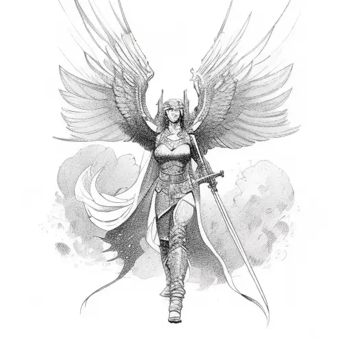 Valkyrie Descending From The Heavens