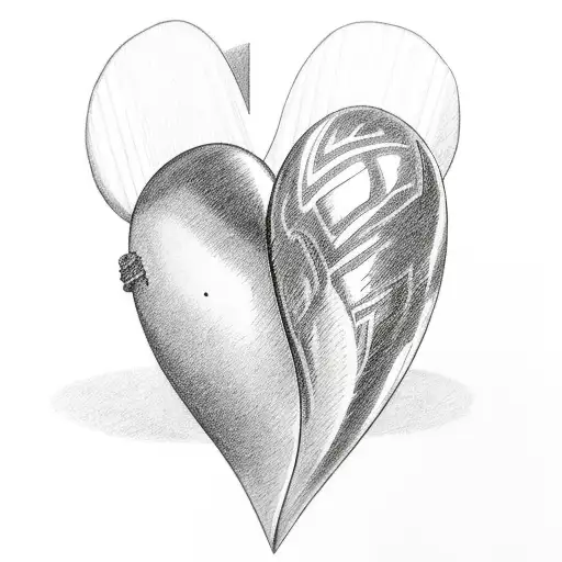 Kath & Terry 1969 Text Inside A Love Heart