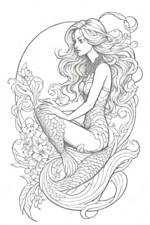 Mermaid Sitting