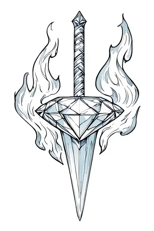 Sword Flame Pressure Makes Diamonds